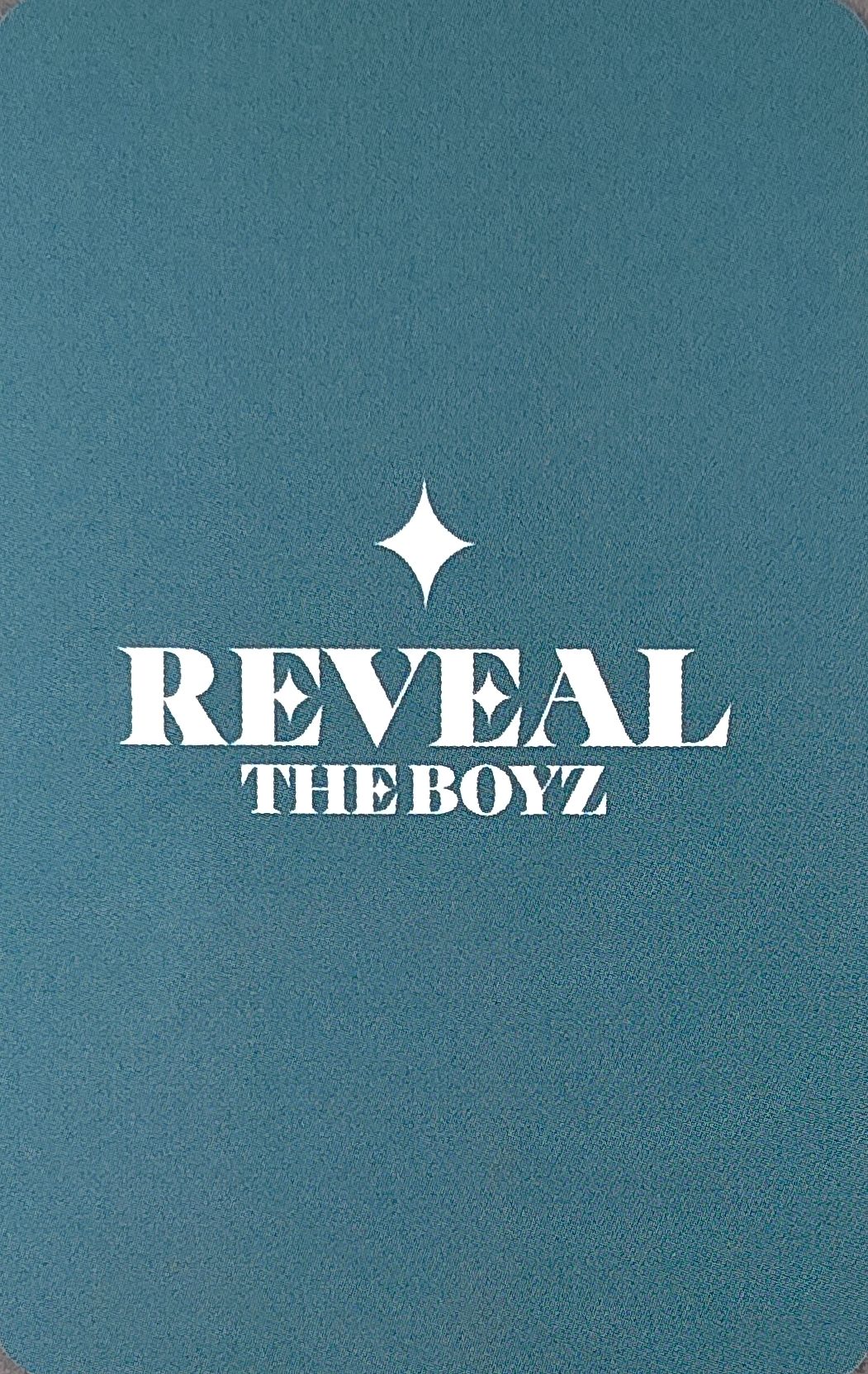 New THE BOYZ photocard back side - Selfie Photocard