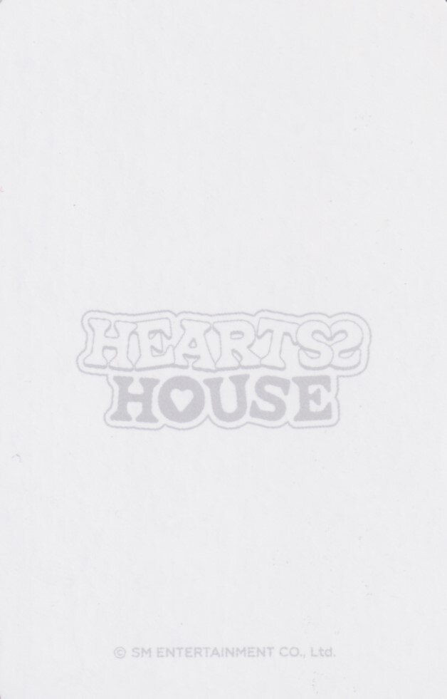 Stella Hearts2Hearts photocard back side - Random Trading Card