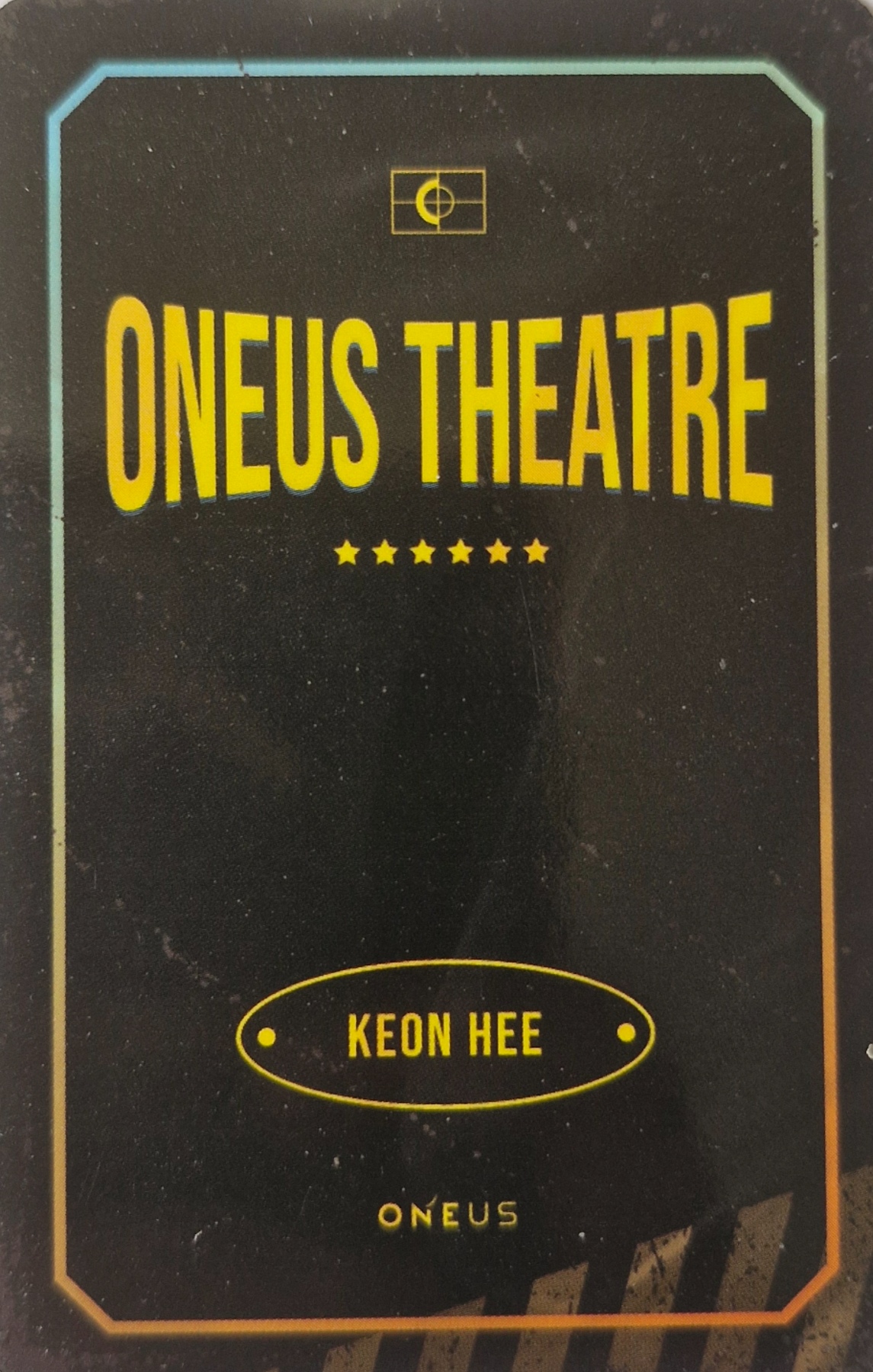 Keonhee ONEUS photocard back side - Shut Up 받고 Crazy Hot! - Photocard