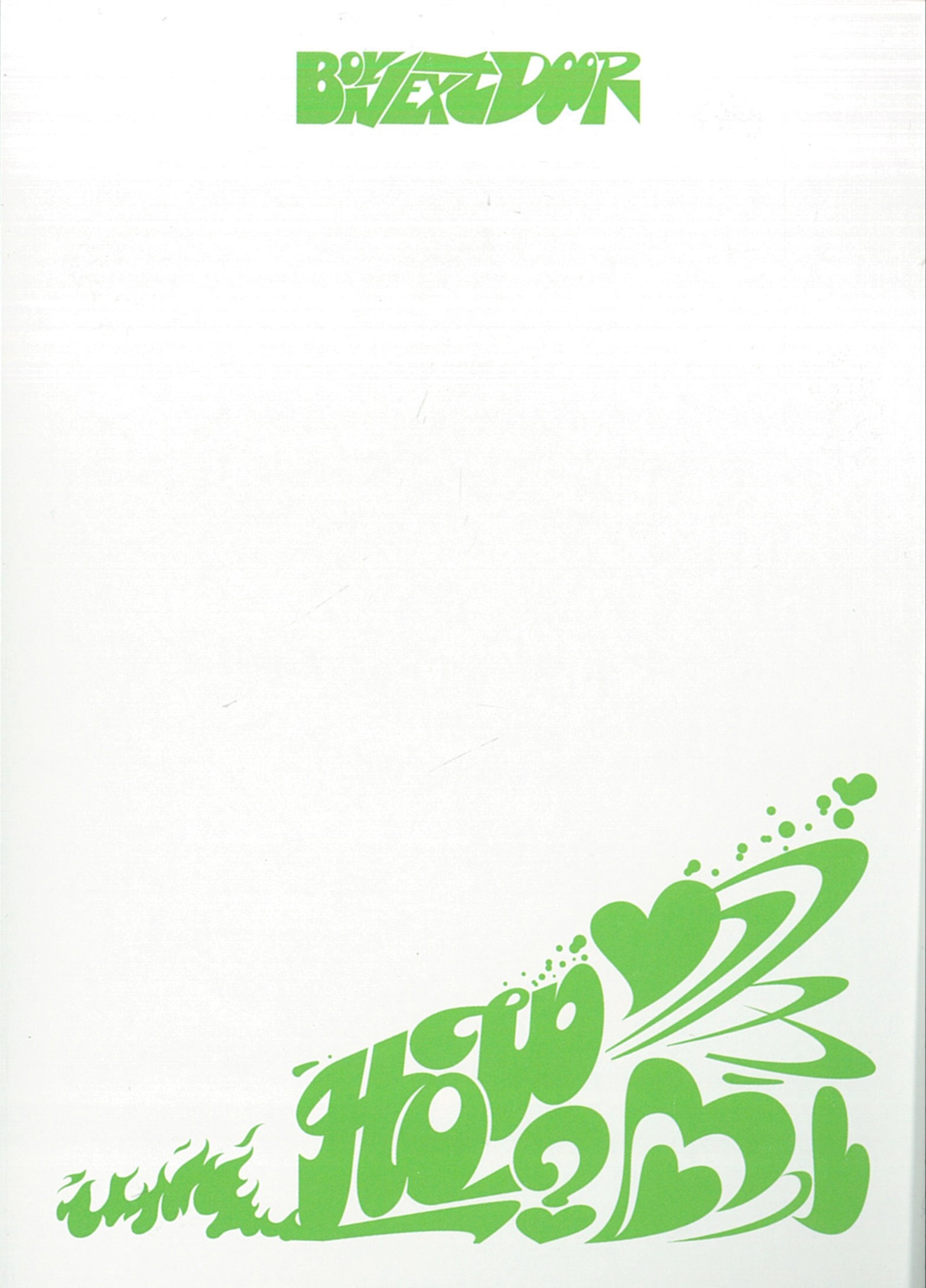 Riwoo BOYNEXTDOOR photocard back side - Postcard