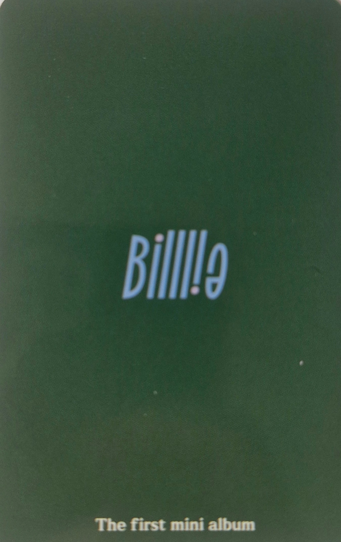 Moon Sua Billlie photocard back side - Benefit