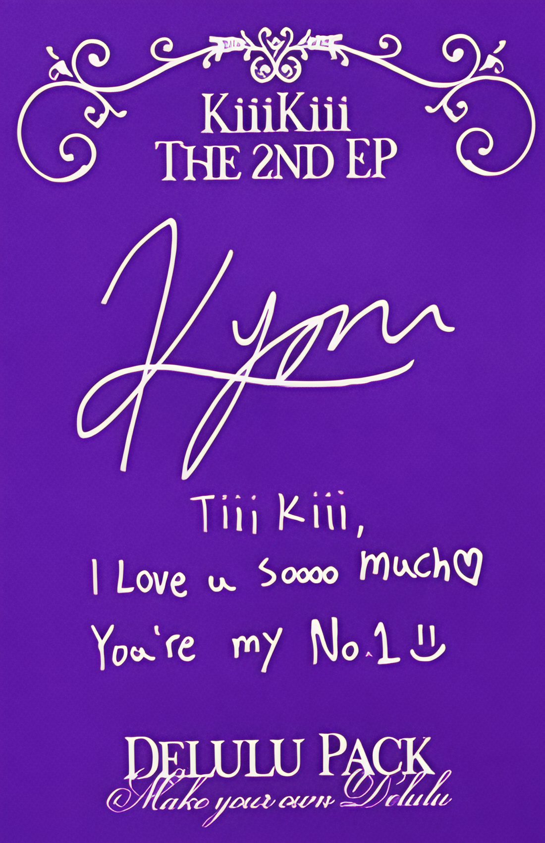 Kya KiiiKiii photocard back side - Photocard Set