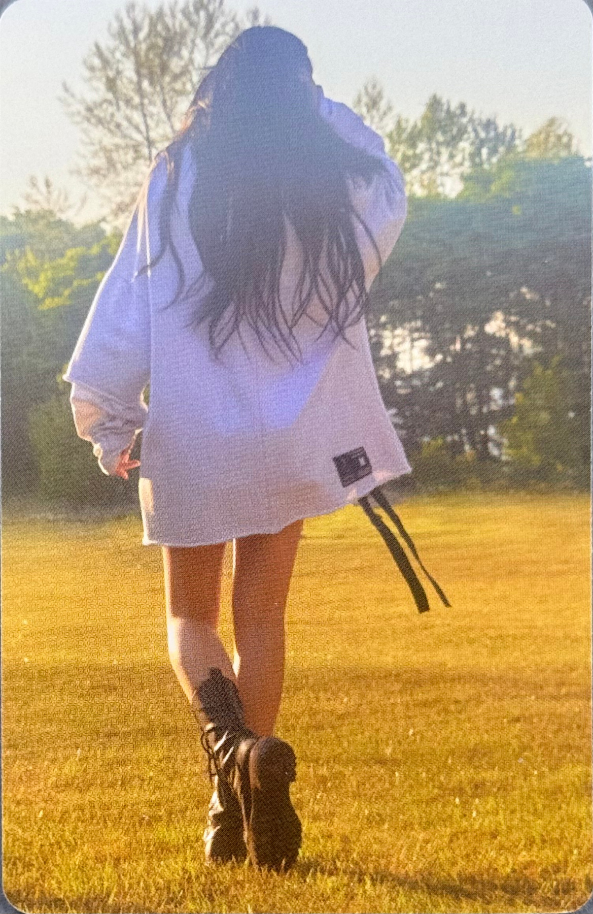 Wheein MAMAMOO photocard back side - Photocard