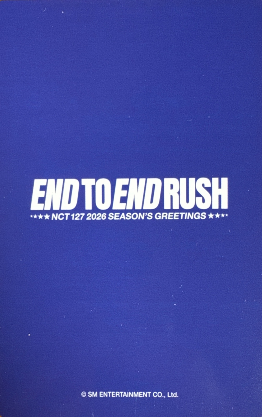 Haechan NCT 127 photocard back side - Photocard Set