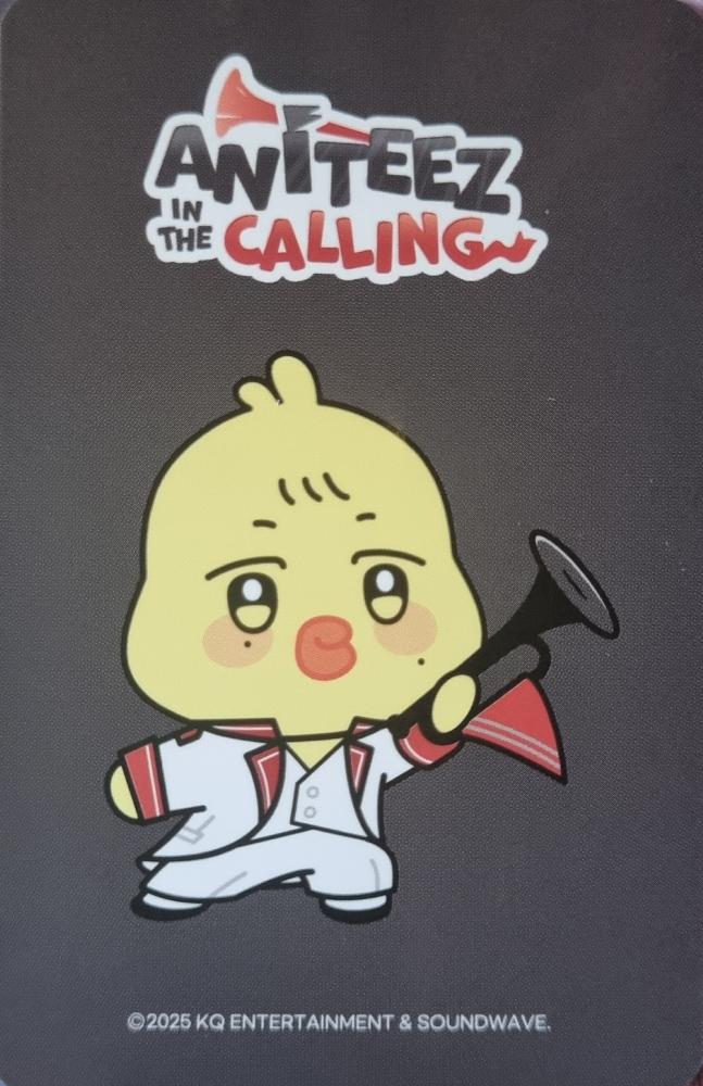 Mingi ATEEZ photocard back side - Calling Profile Holder Set