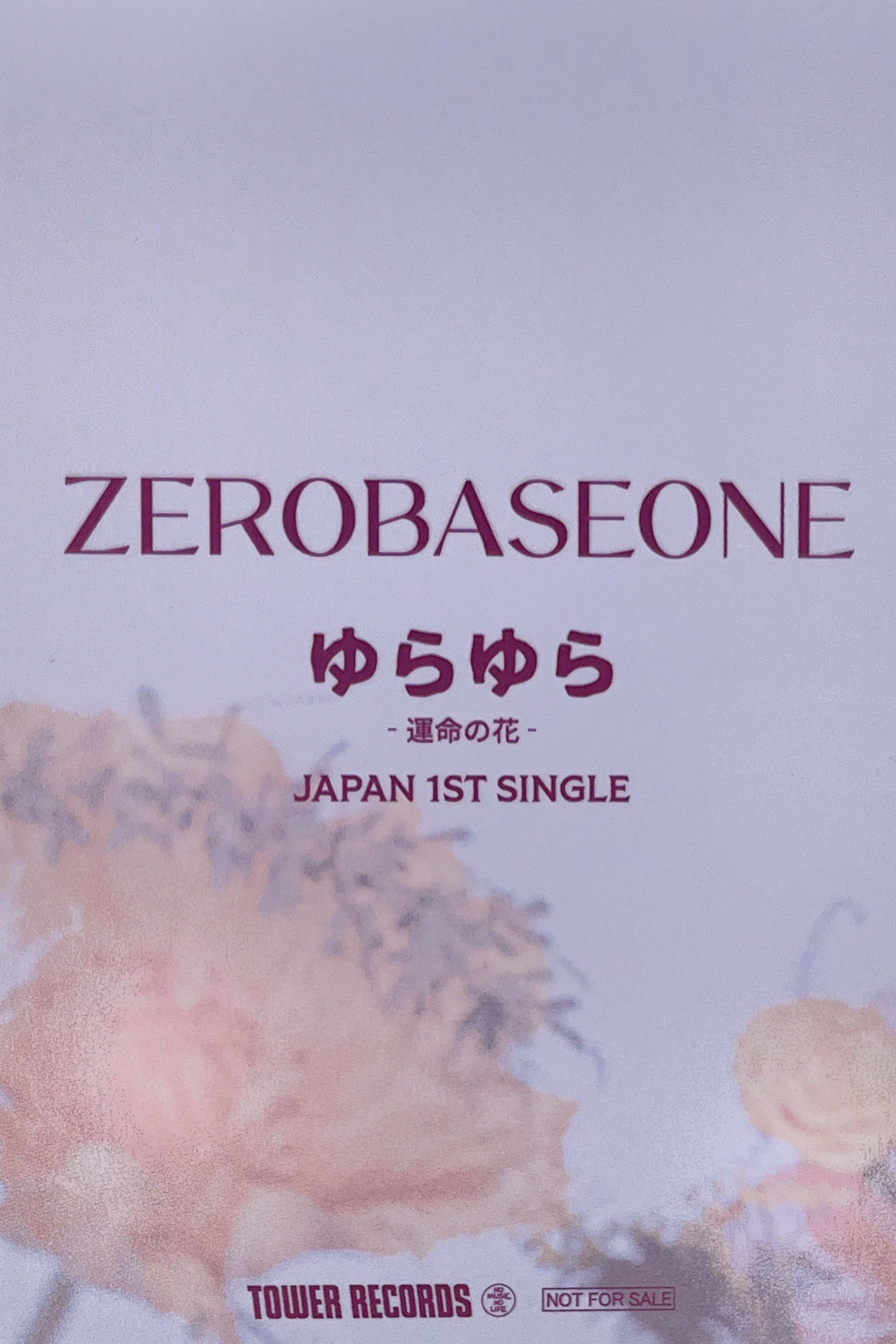 Zhanghao ZEROBASEONE photocard back side - Preorder