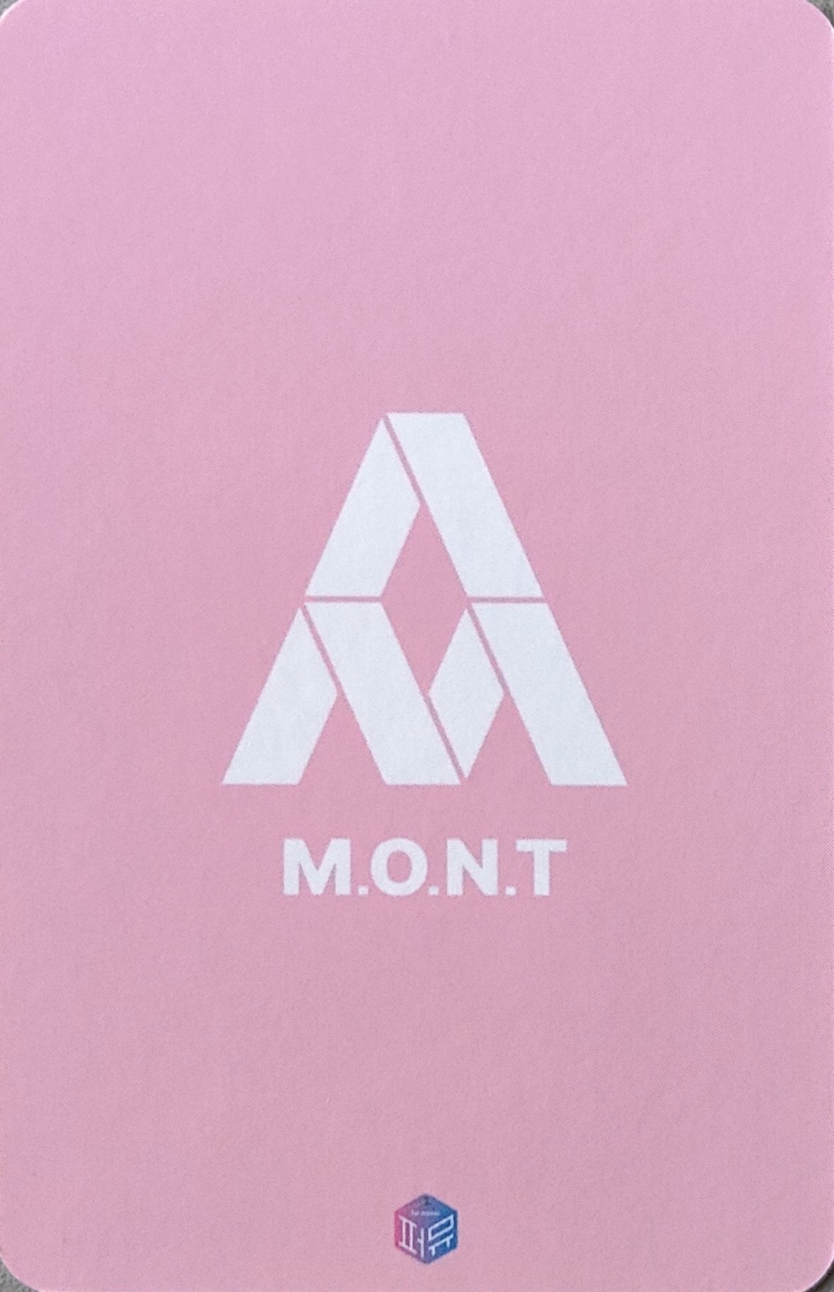 Bitsaeon M.O.N.T photocard back side - Online