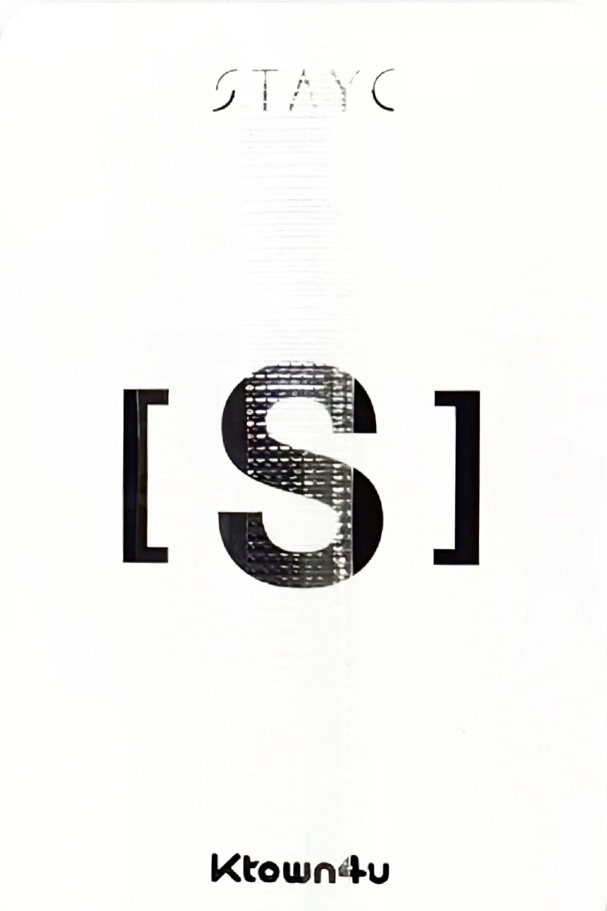 ISA STAYC photocard back side - Pre-Order