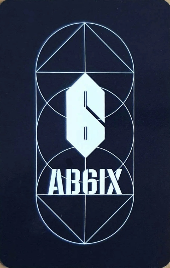 Woong, Donghyun, Woojin, Daehwi & Youngmin AB6IX photocard back side - Group Photocard