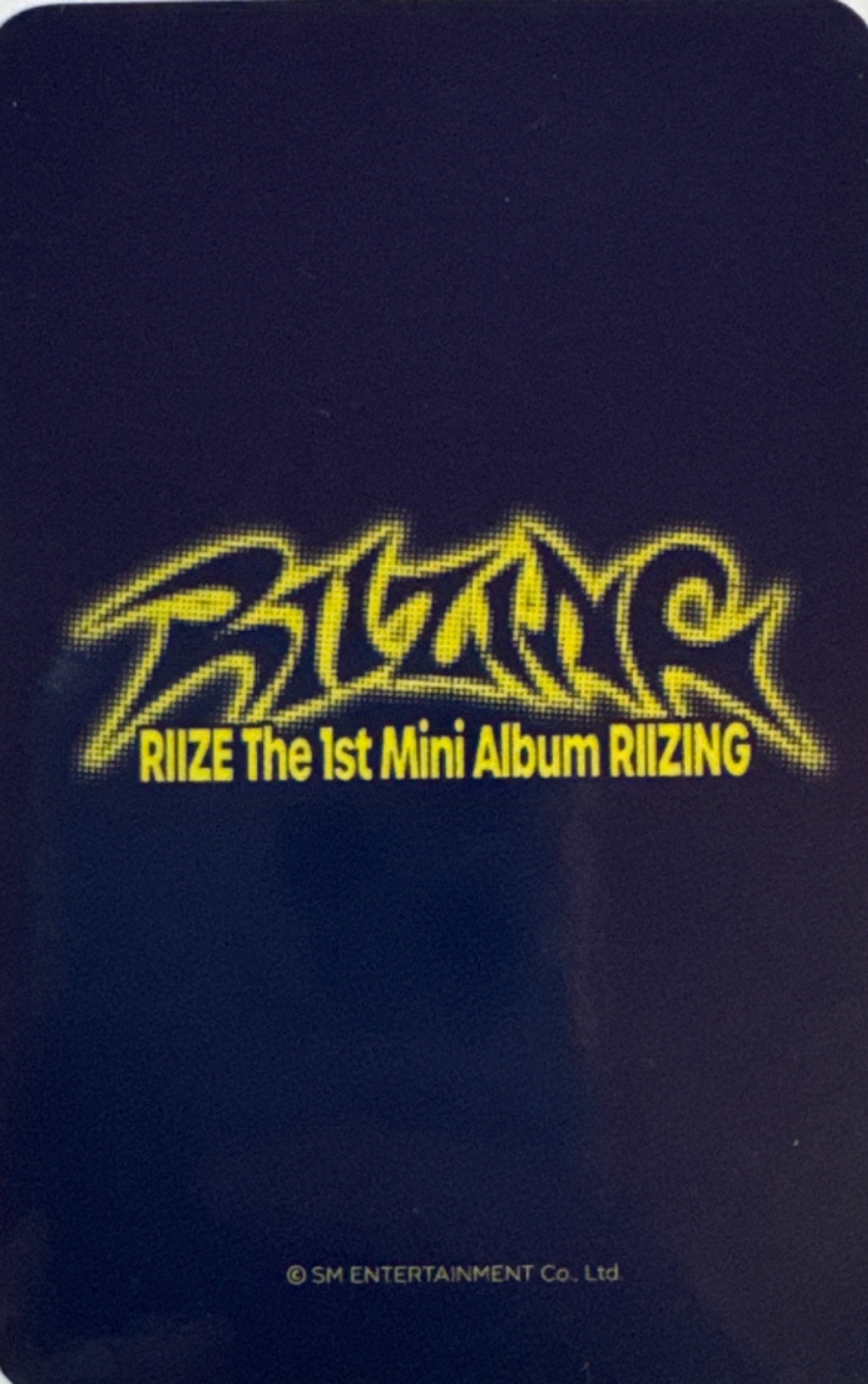 Shotaro RIIZE photocard back side - Lucky Draw