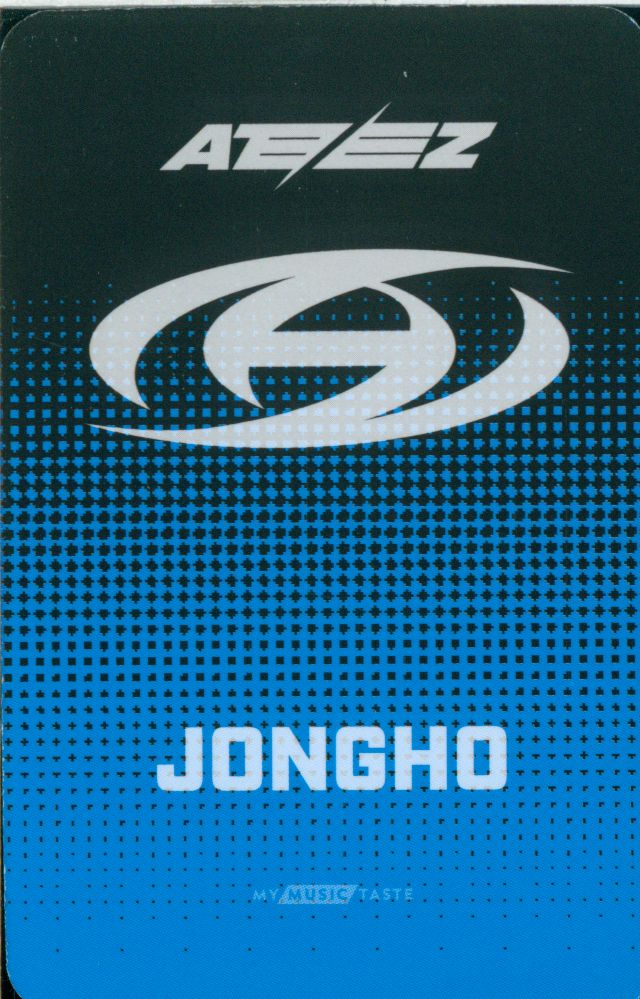Jongho ATEEZ photocard back side - Benefit