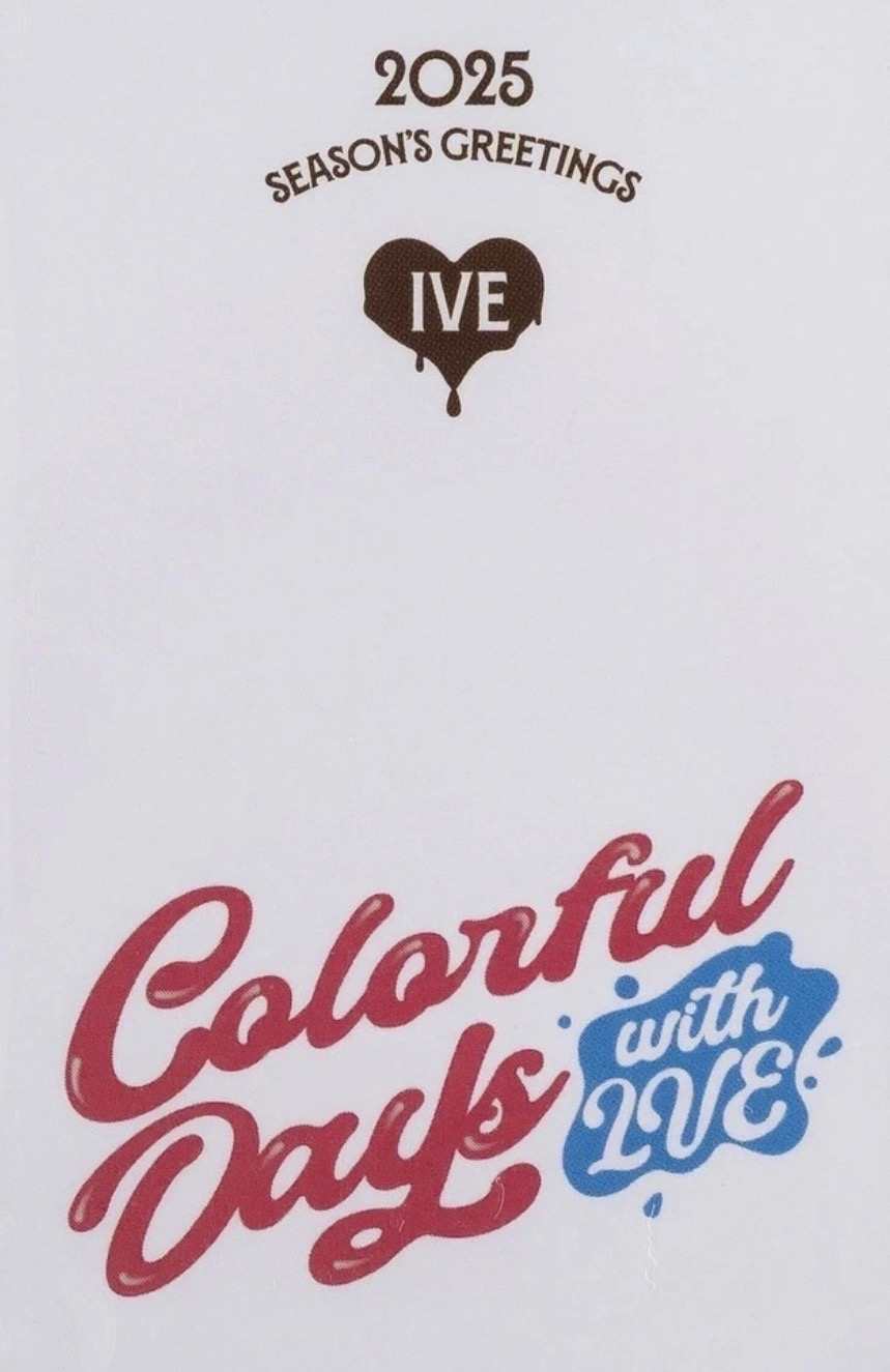 Rei IVE photocard back side - Photocard