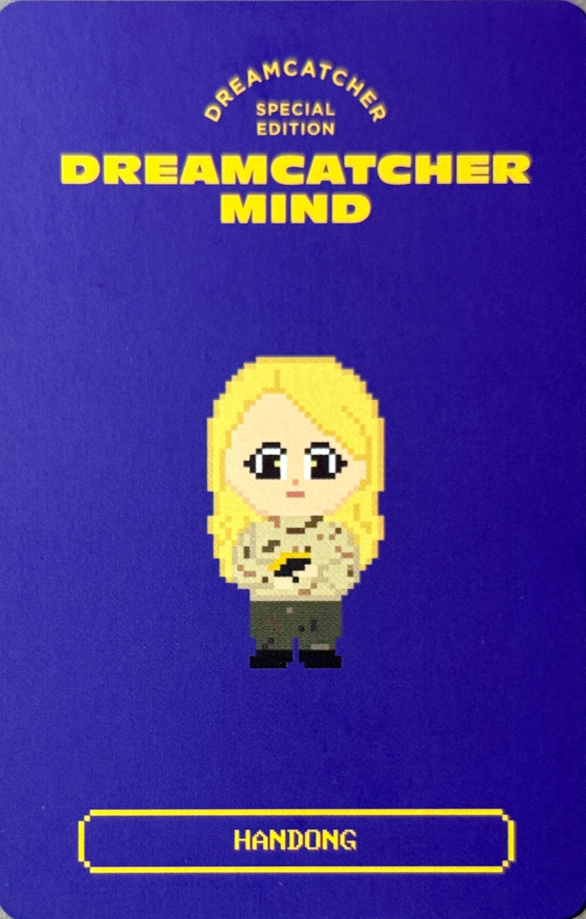 Handong Dreamcatcher photocard back side - Photocard Set (D)