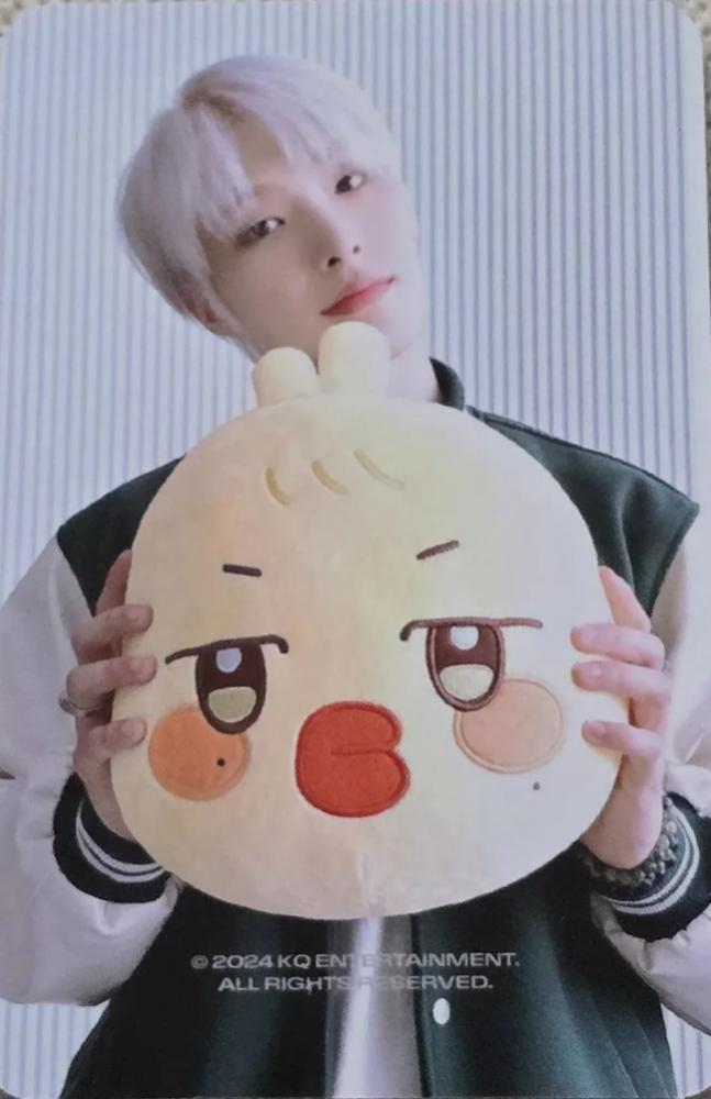 Mingi ATEEZ photocard back side - Plush Cushion