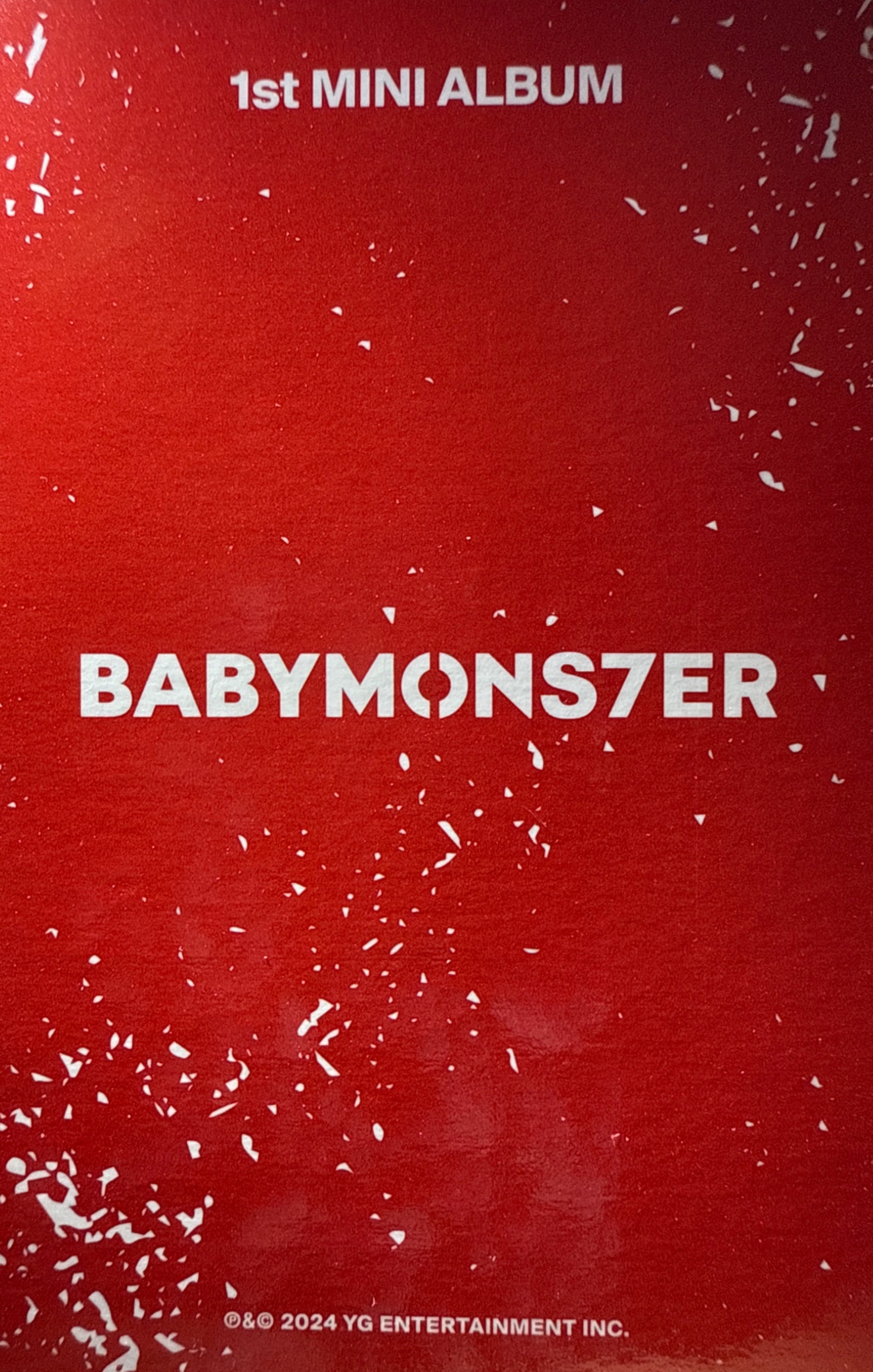 Ahyeon BABYMONSTER photocard back side - Selfie Photocards