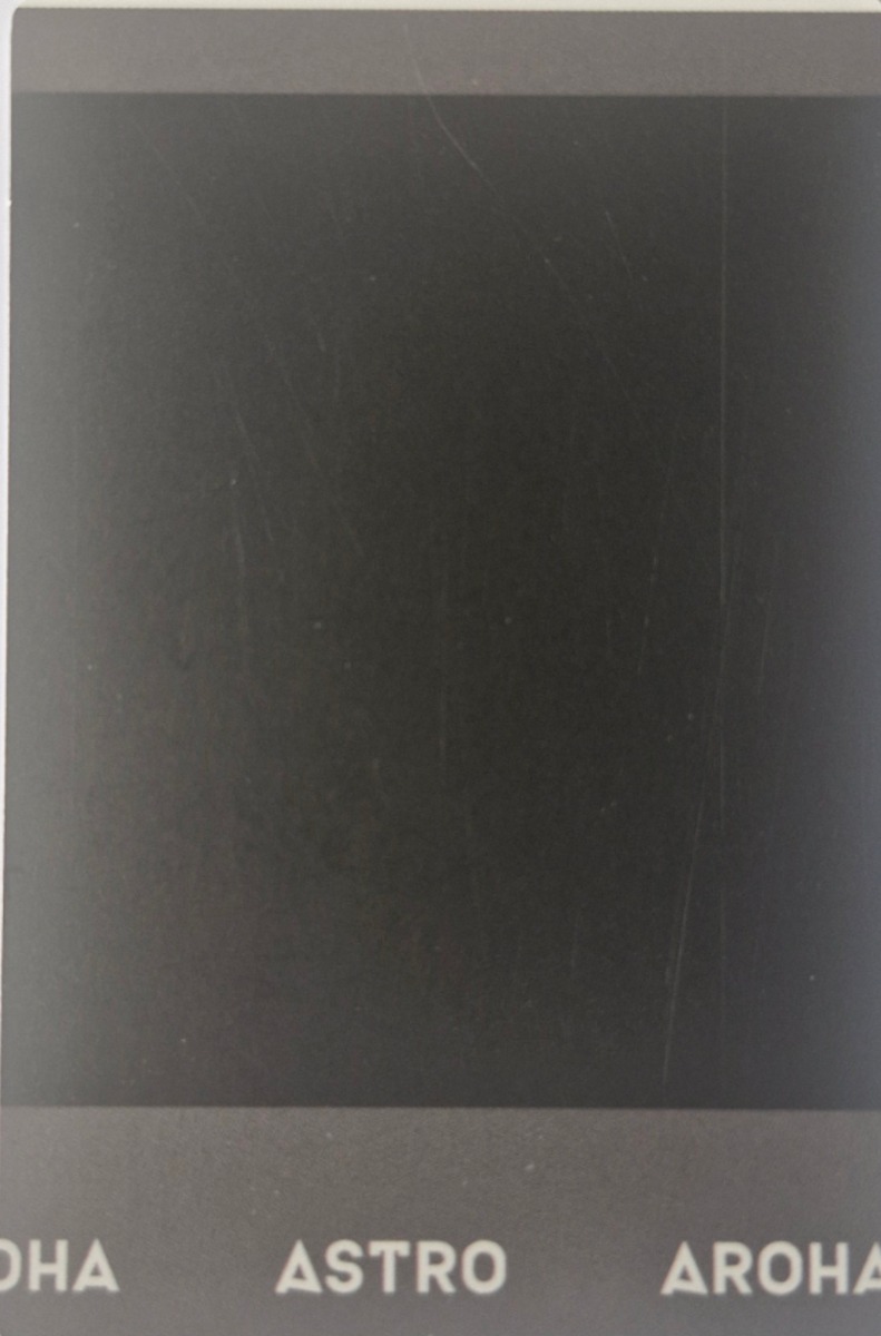 Rocky ASTRO photocard back side - Polaroid Photocard