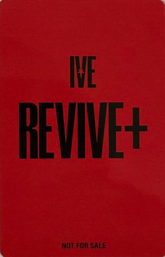 Rei IVE photocard back side - Preorder