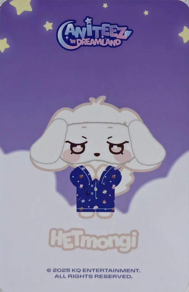 Yeosang ATEEZ photocard back side - Pajamas Set