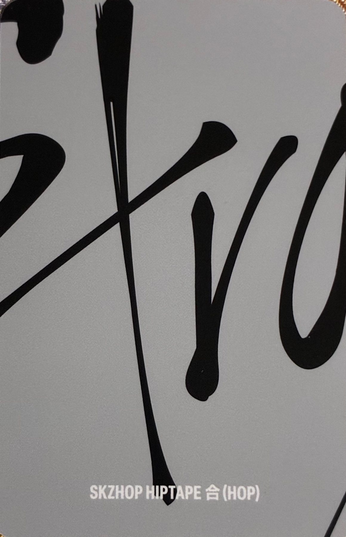 Lee Know Stray Kids photocard back side - Photocards