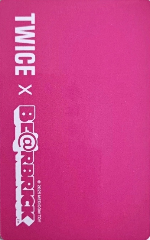 Nayeon TWICE photocard back side - Preorder Benefit Set