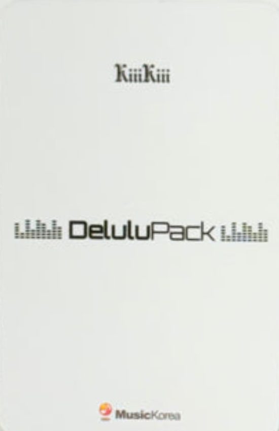 Leesol KiiiKiii photocard back side - Offline