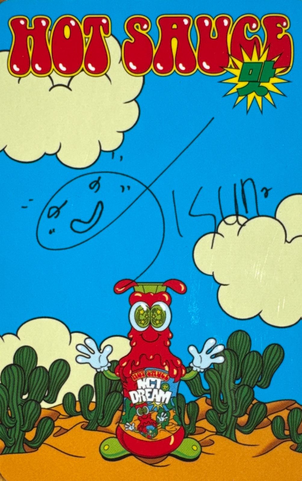 Jisung NCT DREAM photocard back side - Benefit