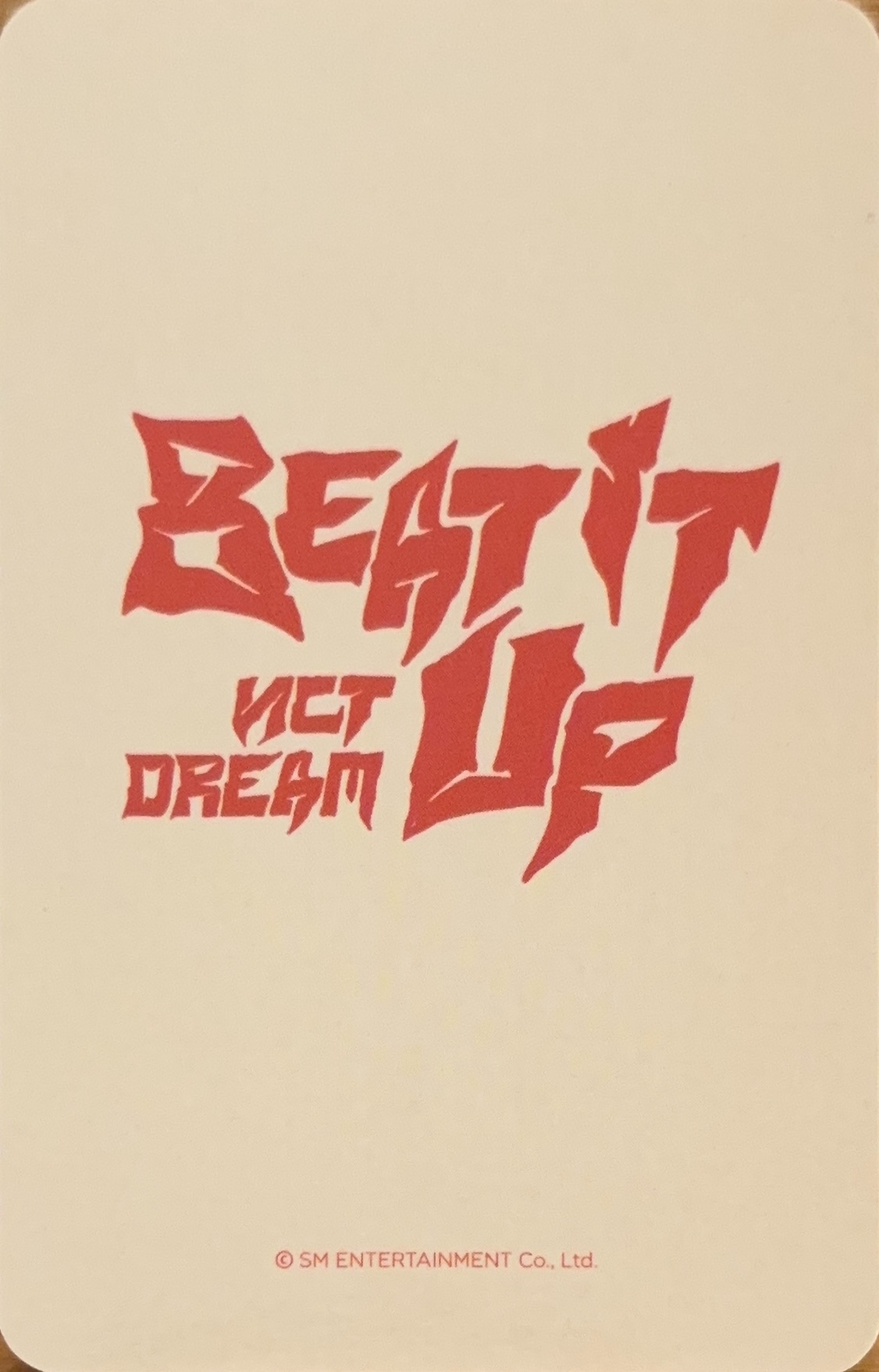 Mark NCT DREAM photocard back side - Offline