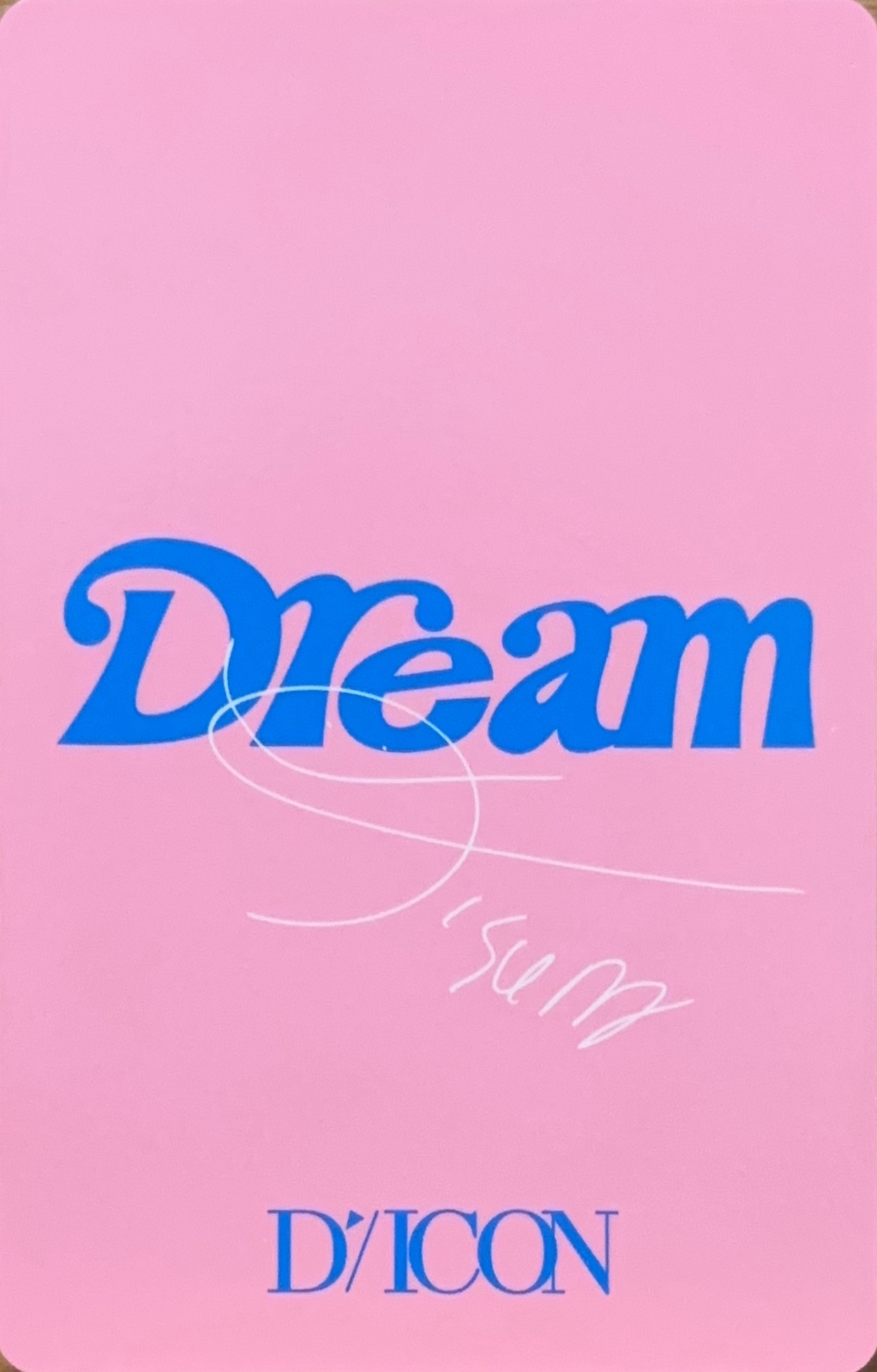 Jisung NCT DREAM photocard back side - Photocards