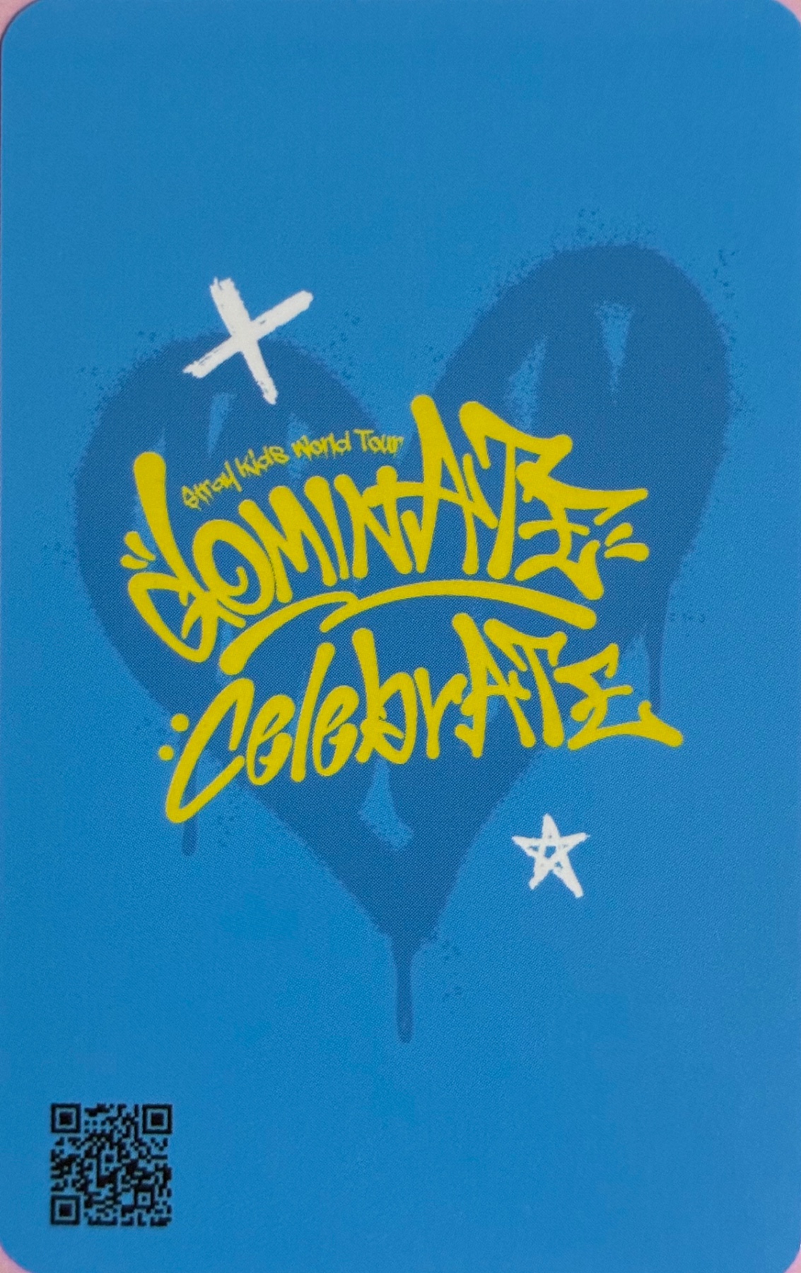 Lee Know Stray Kids photocard back side - Online POB