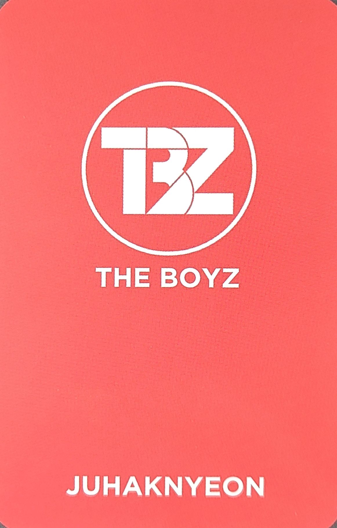 Juhaknyeon THE BOYZ photocard back side - Benefit