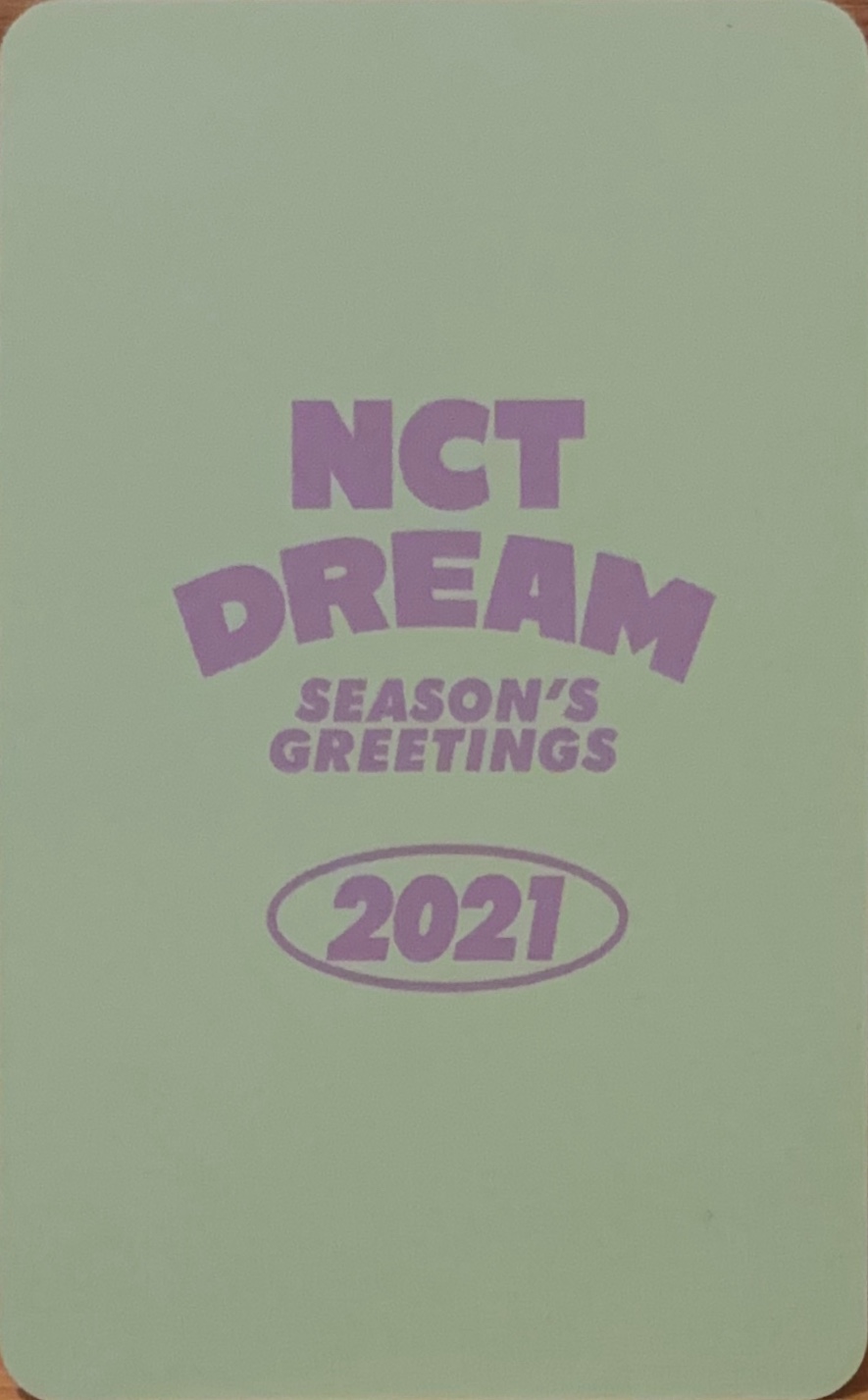 Jisung NCT DREAM photocard back side - Ktown4u - Preorder