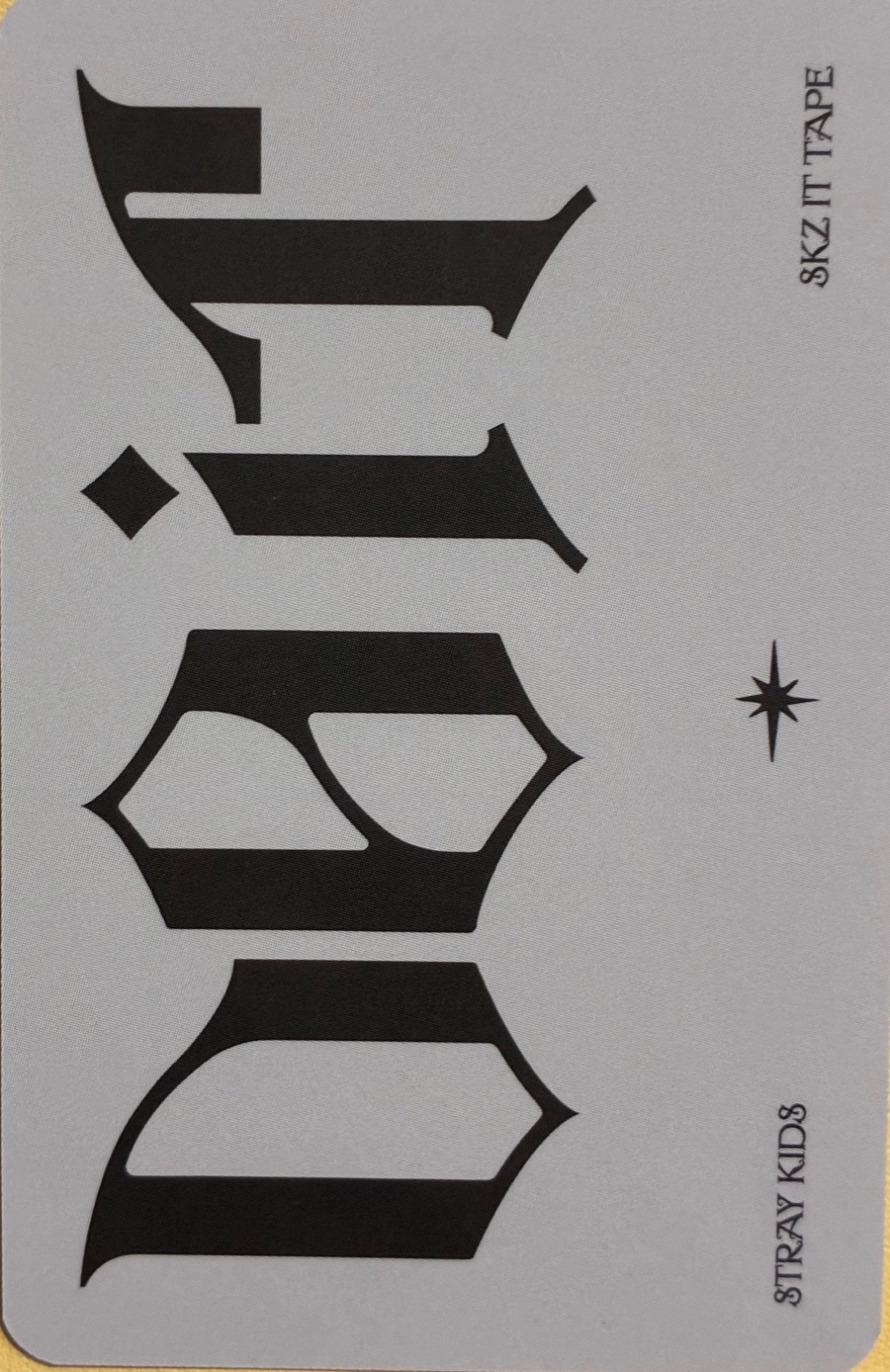 Seungmin Stray Kids photocard back side - Photocards