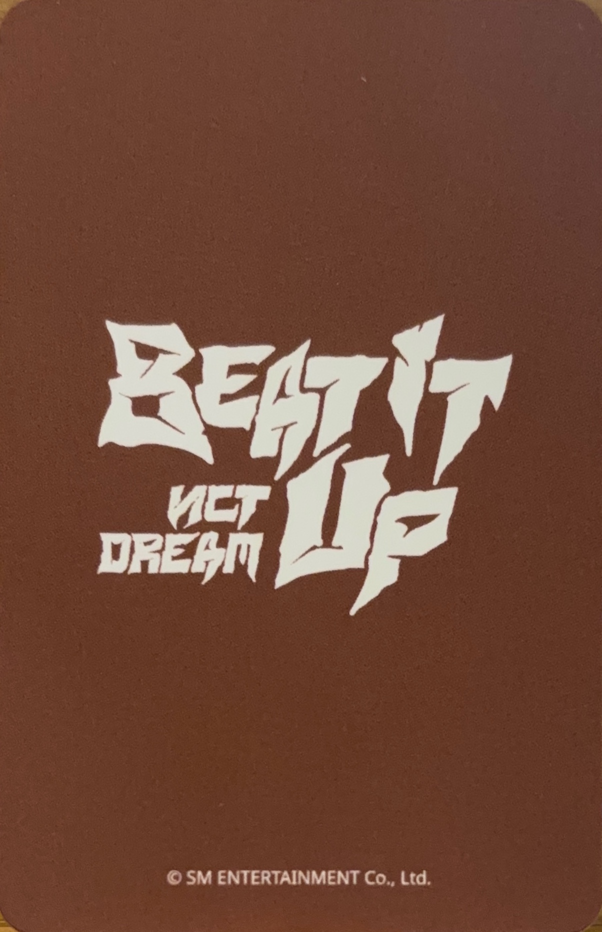 Jisung NCT DREAM photocard back side - Online
