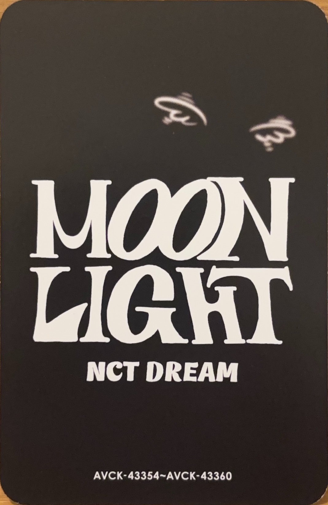 Jisung NCT DREAM photocard back side - Trading Card