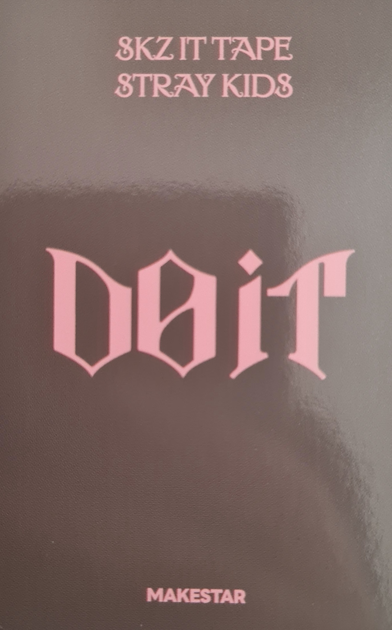 Lee Know Stray Kids photocard back side - Pre-Order