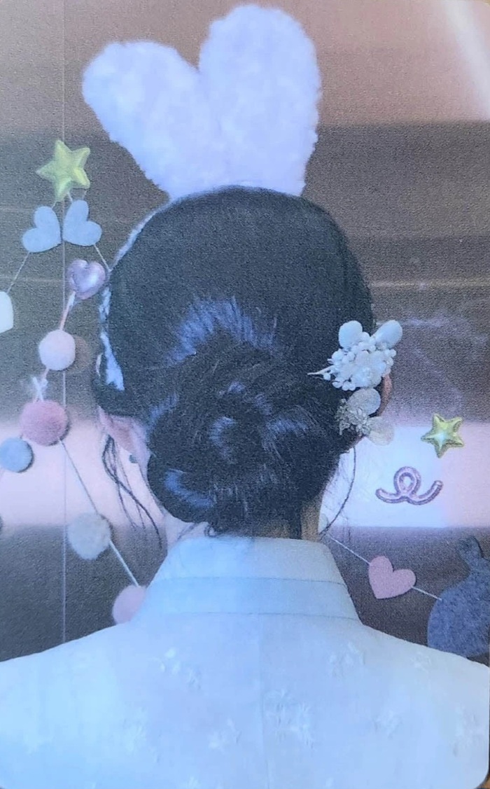 Chaeryeong ITZY photocard back side - Benefit