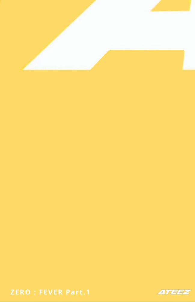 Hongjoong ATEEZ photocard back side - Photocard