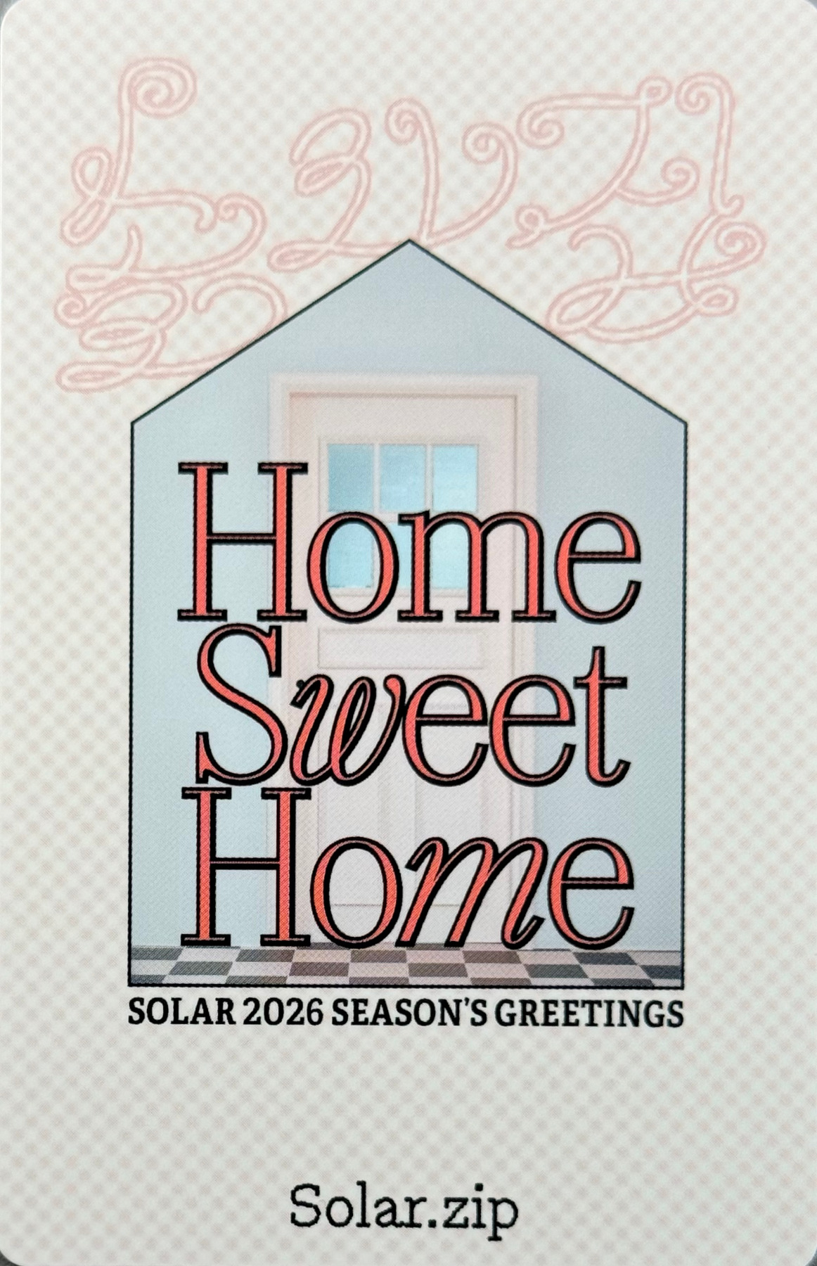 Solar Solar photocard back side - Concept Photocard Set