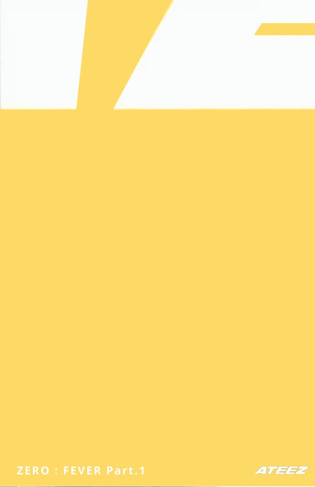 Seonghwa ATEEZ photocard back side - Photocard