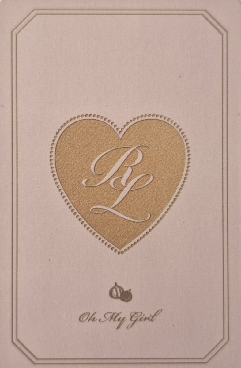 Seunghee OH MY GIRL photocard back side - Photocard