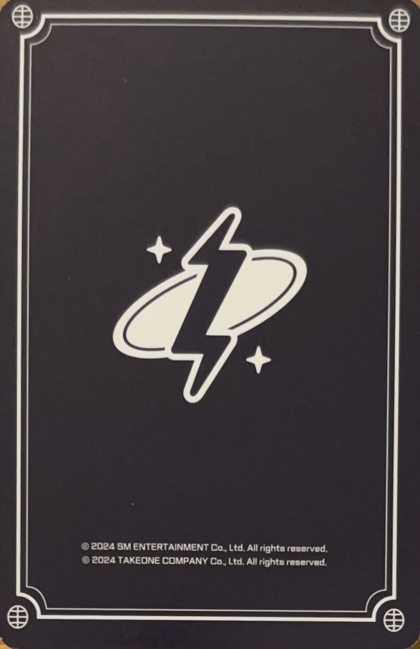 Jeno NCT photocard back side - Kendo ver. Set