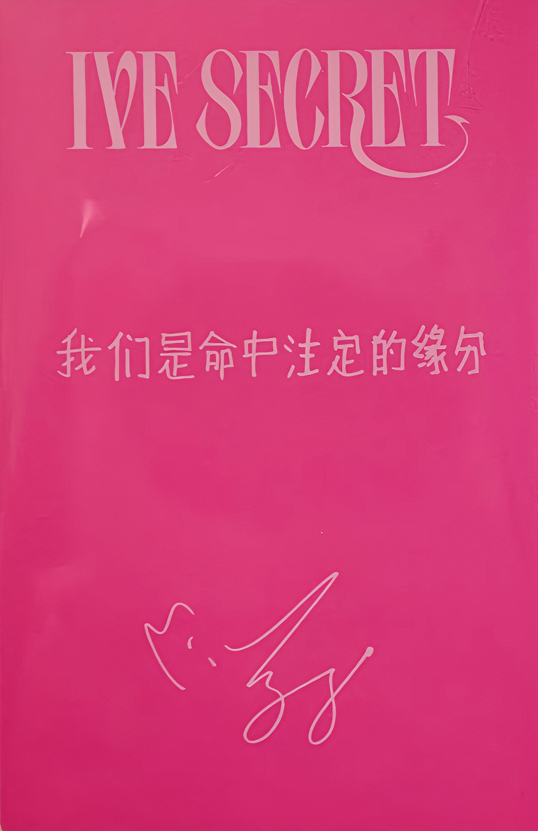 Wonyoung IVE photocard back side - Preorder