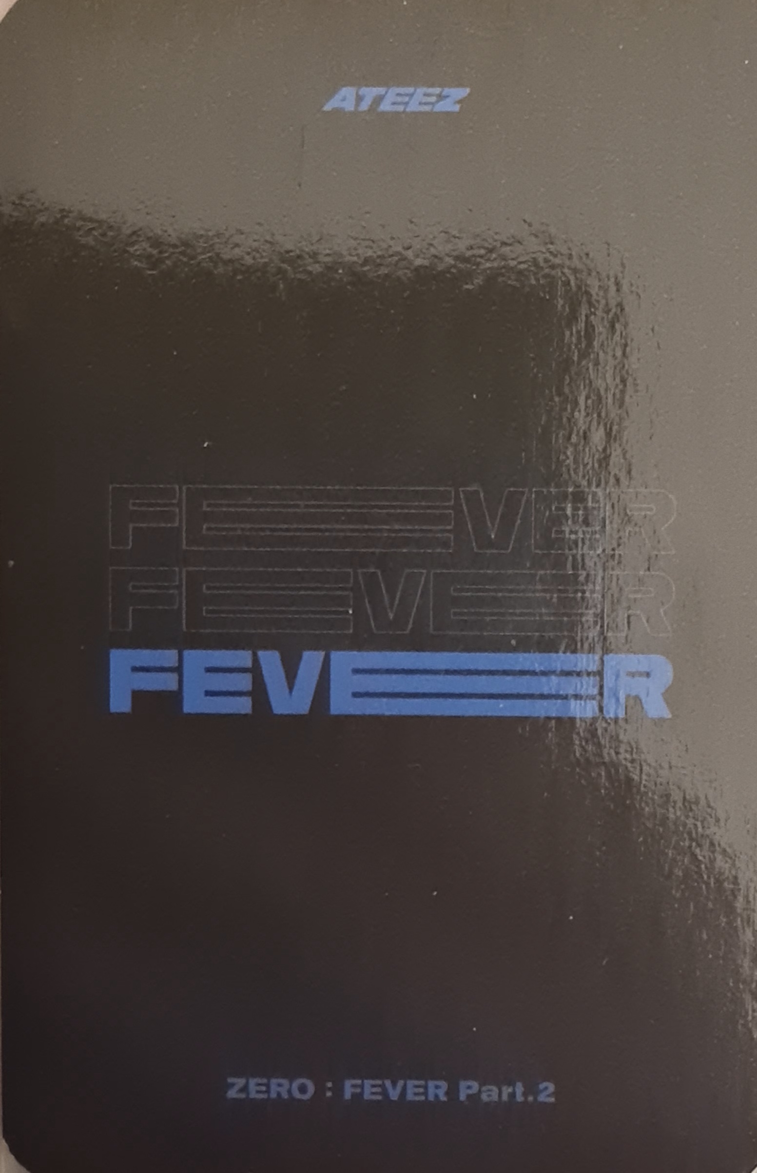 Seonghwa ATEEZ photocard back side - Preorder