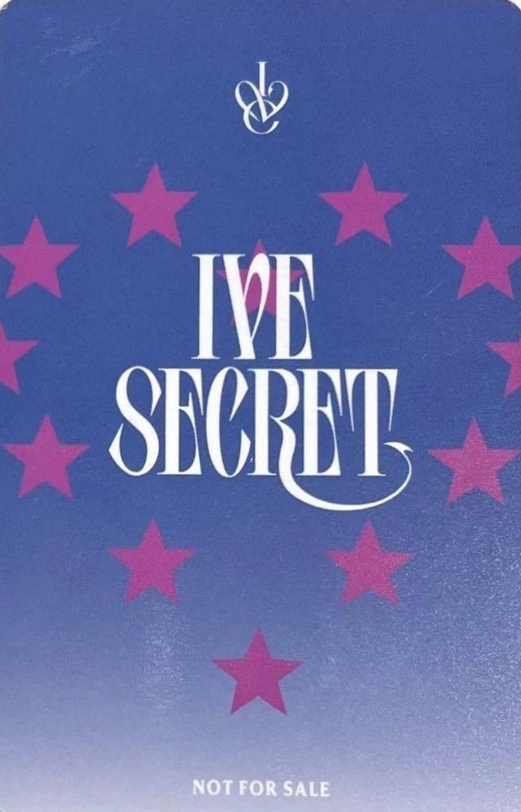 Rei IVE photocard back side - Offline