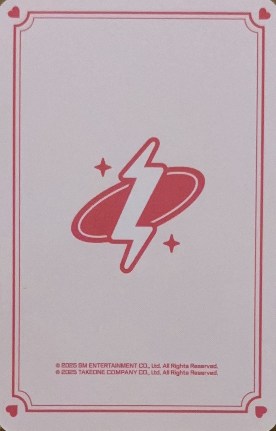 Mark NCT photocard back side - Cupid ver. Set