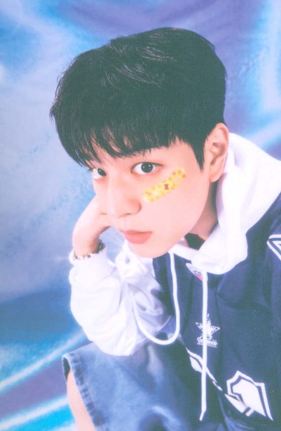 Seungmin Stray Kids photocard from Message Card