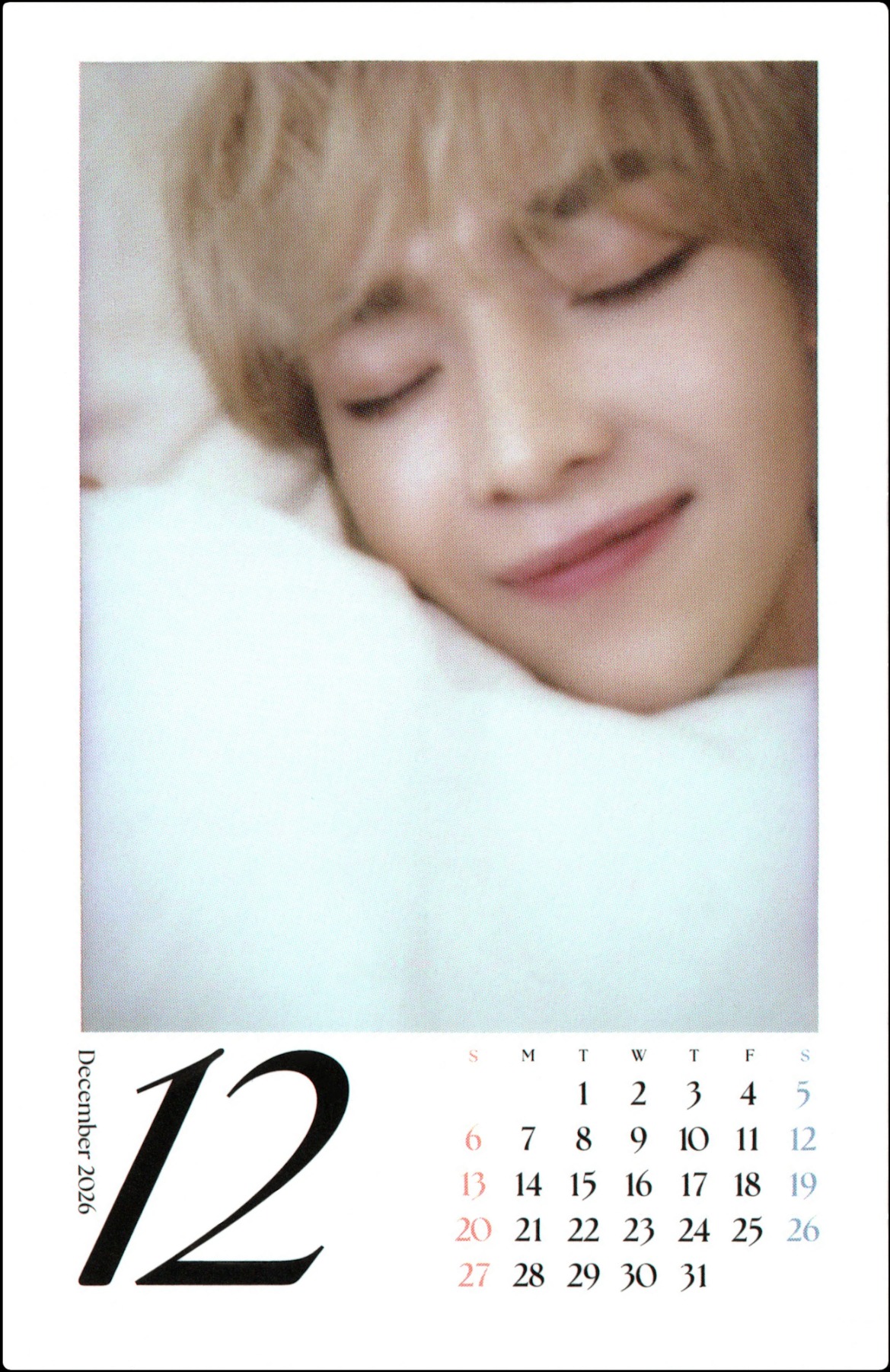 2026 Season's Greetings Instant Photo Calendar