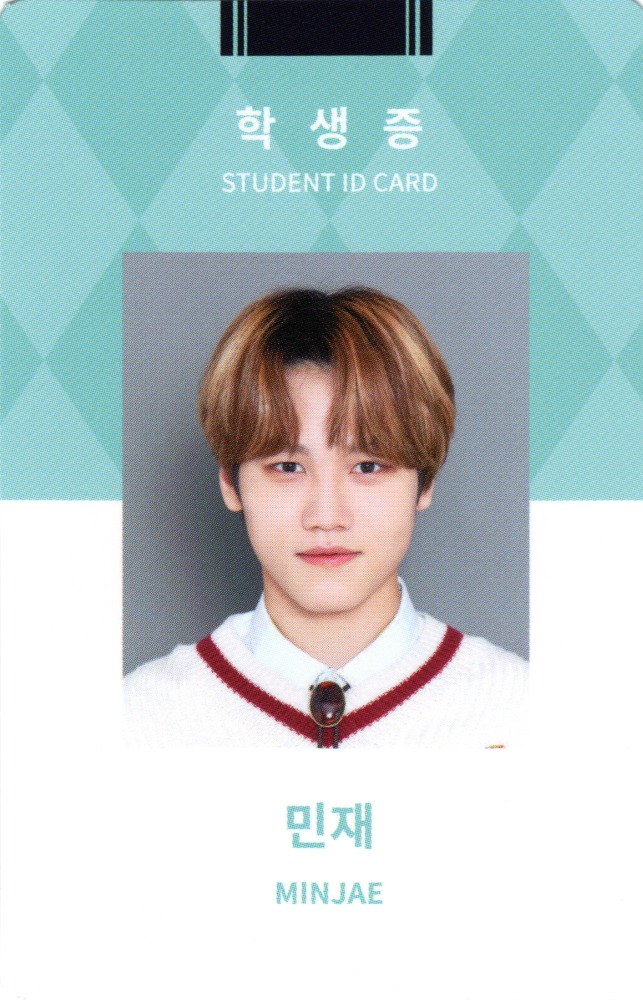 Minjae MCND photocard from Student ID Card Set