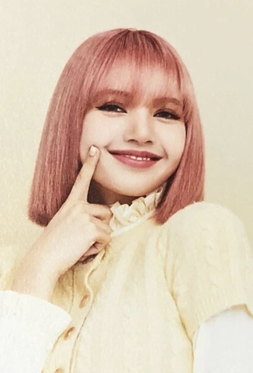 Lisa BLACKPINK photocard Postcard