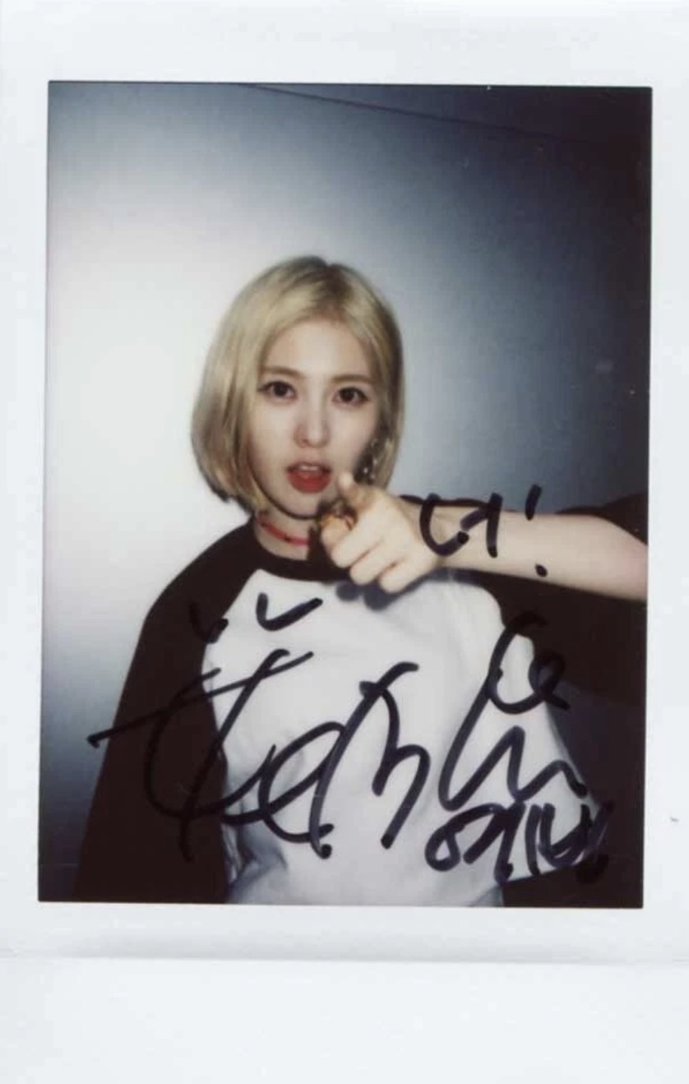 Autographed Polaroid Benefit